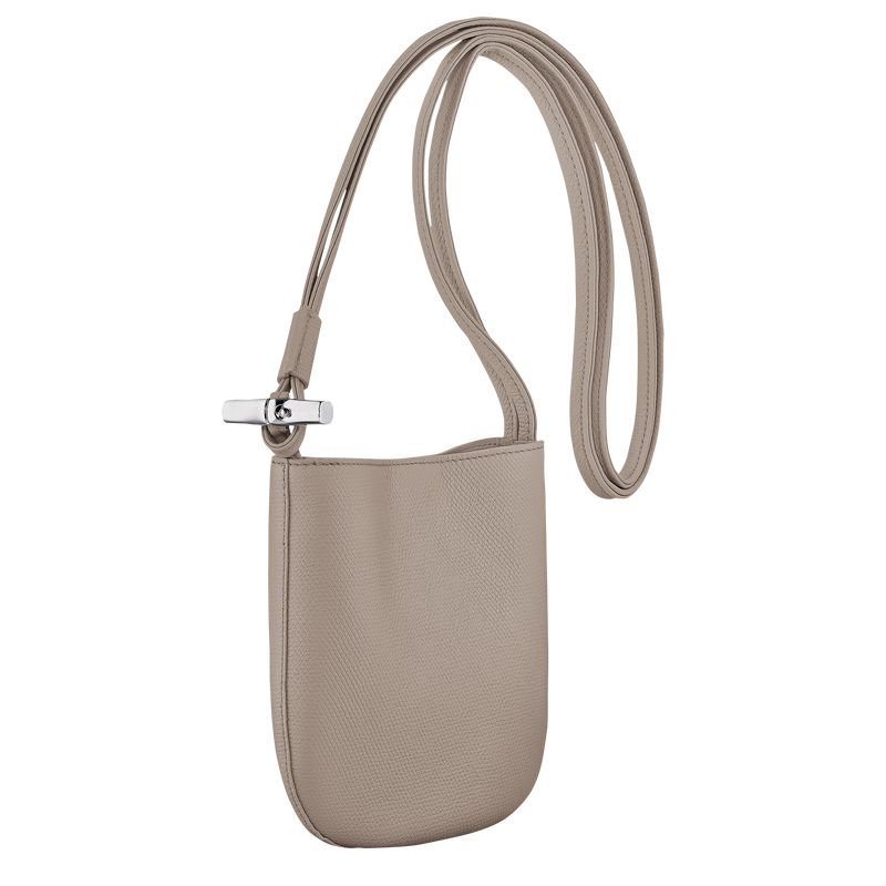 Women Longchamp Le Roseau S Crossbody Bag Beige | Thailand-712DBRFSK