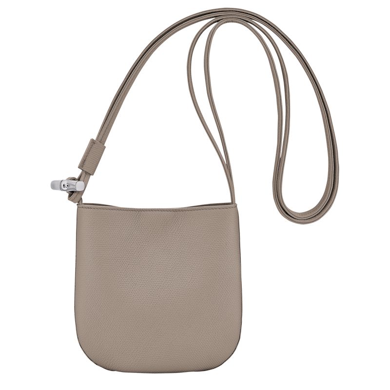 Women Longchamp Le Roseau S Crossbody Bag Beige | Thailand-712DBRFSK