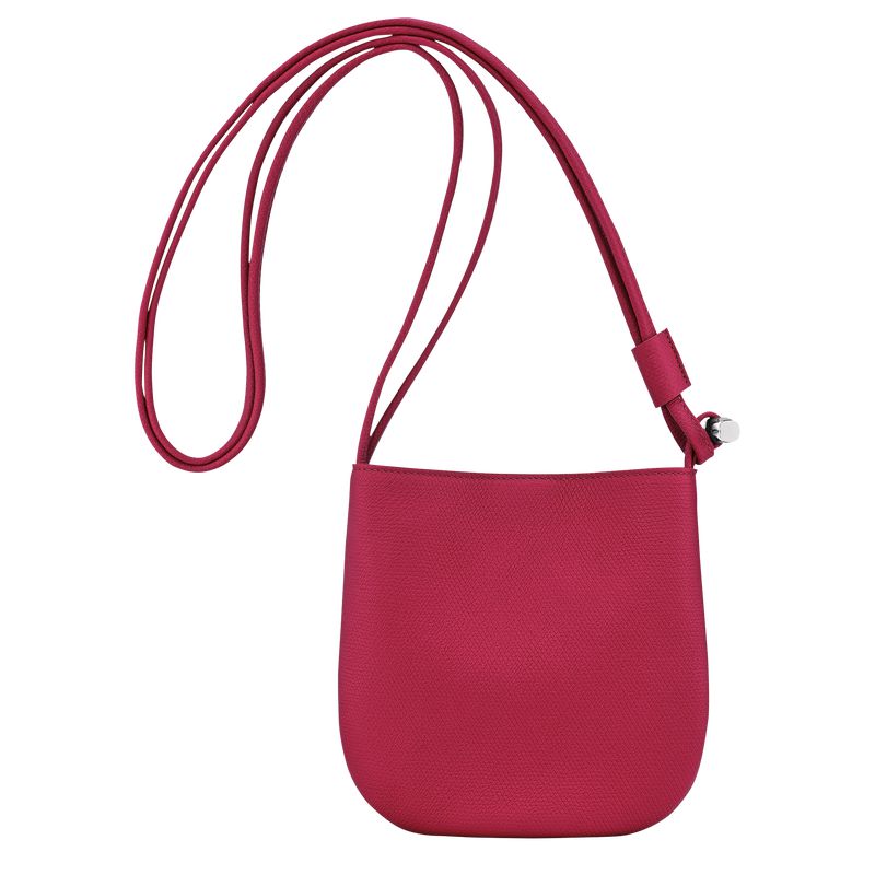 Women Longchamp Le Roseau S Crossbody Bag Dark Pink | Thailand-634RLQSMV