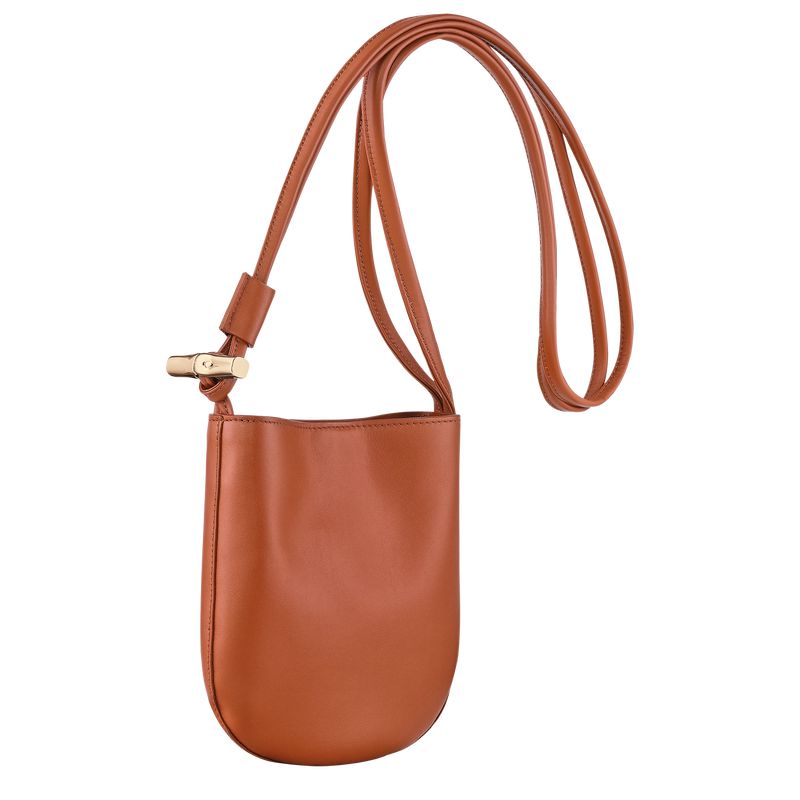 Women Longchamp Le Roseau S Crossbody Bag Orange | Thailand-708EXBJPL