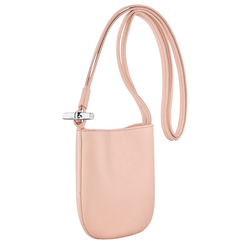 Women Longchamp Le Roseau S Crossbody Bag Light Rose | Thailand-137WUGZAS