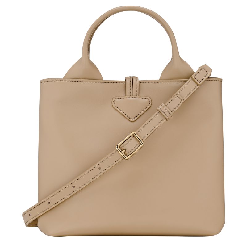 Women Longchamp Le Roseau S Handbag Beige | Thailand-169UHOBYP