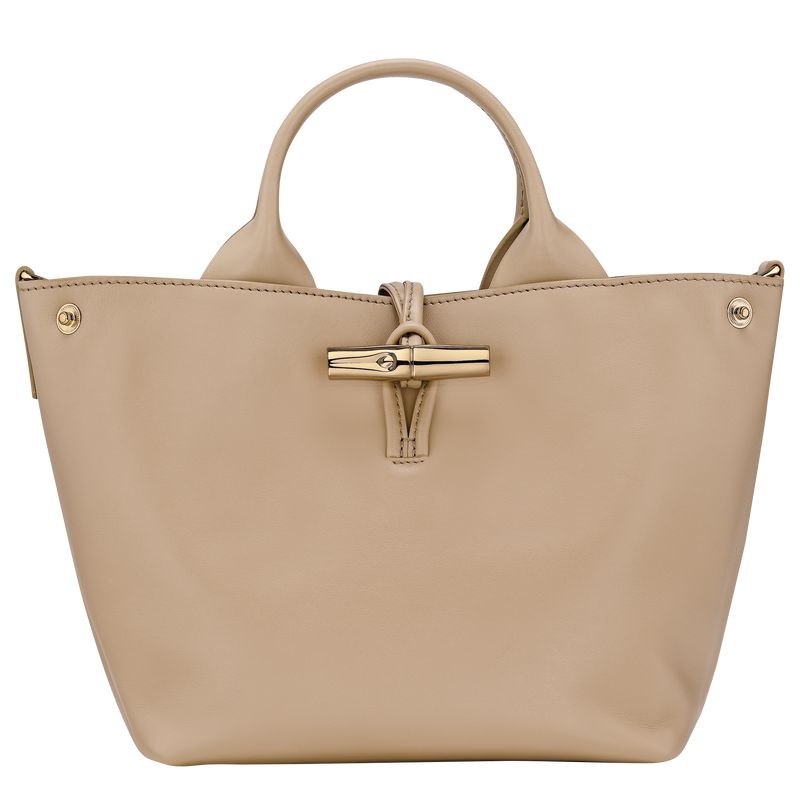 Women Longchamp Le Roseau S Handbag Beige | Thailand-169UHOBYP