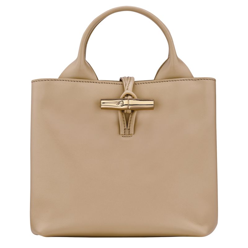 Women Longchamp Le Roseau S Handbag Beige | Thailand-169UHOBYP