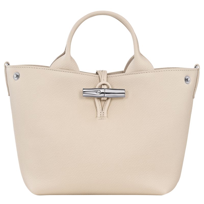 Women Longchamp Le Roseau S Handbag Beige | Thailand-460MCIVAD