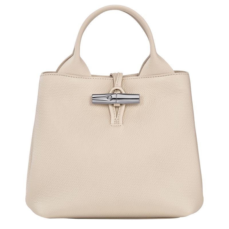 Women Longchamp Le Roseau S Handbag Beige | Thailand-460MCIVAD