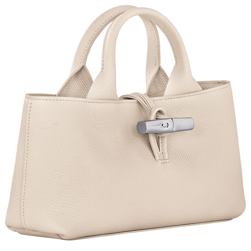 Women Longchamp Le Roseau S Handbag Beige | Thailand-032BVXSCZ