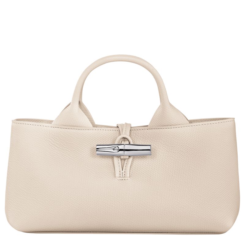 Women Longchamp Le Roseau S Handbag Beige | Thailand-032BVXSCZ