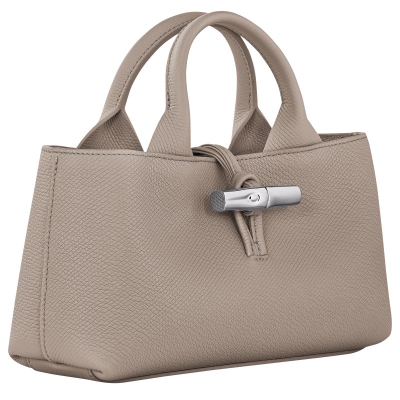 Women Longchamp Le Roseau S Handbag Beige | Thailand-428LAJMQP