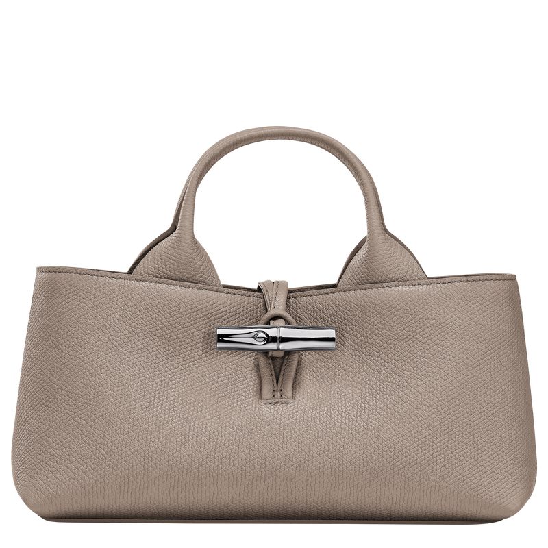 Women Longchamp Le Roseau S Handbag Beige | Thailand-428LAJMQP