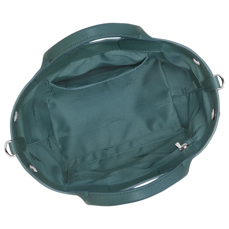 Women Longchamp Le Roseau S Handbag Blue Green | Thailand-912IAVORD
