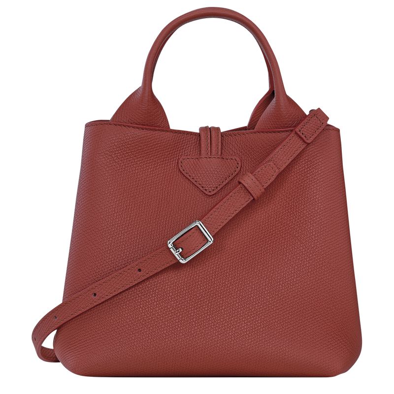 Women Longchamp Le Roseau S Handbag Brown | Thailand-807KIEBAM