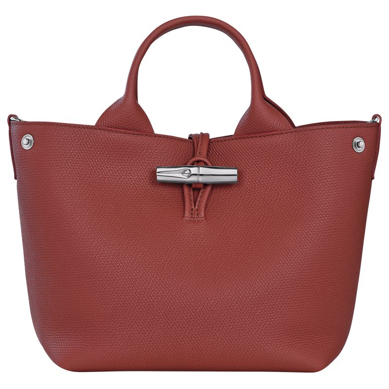 Women Longchamp Le Roseau S Handbag Brown | Thailand-807KIEBAM