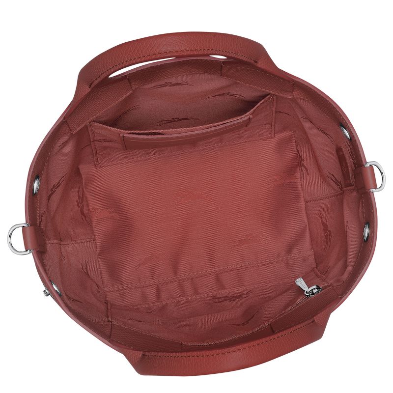 Women Longchamp Le Roseau S Handbag Brown | Thailand-807KIEBAM