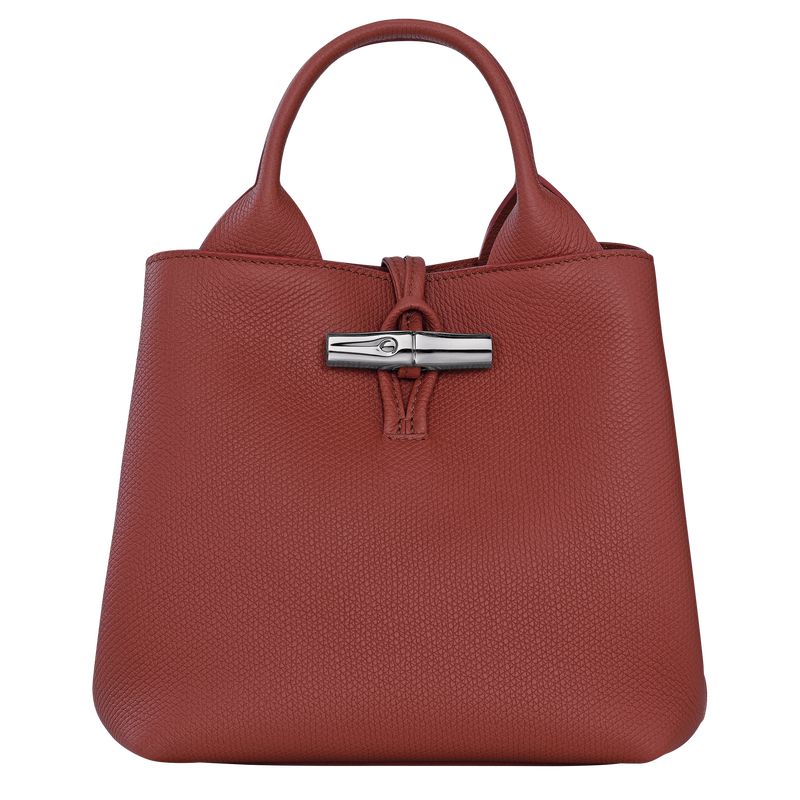 Women Longchamp Le Roseau S Handbag Brown | Thailand-807KIEBAM