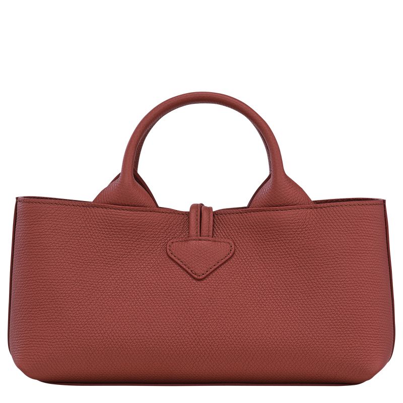Women Longchamp Le Roseau S Handbag Brown | Thailand-571YEFJAD