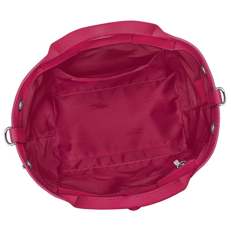 Women Longchamp Le Roseau S Handbag Dark Pink | Thailand-607BJYEGA