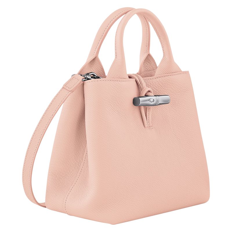 Women Longchamp Le Roseau S Handbag Light Rose | Thailand-234QKLUIE