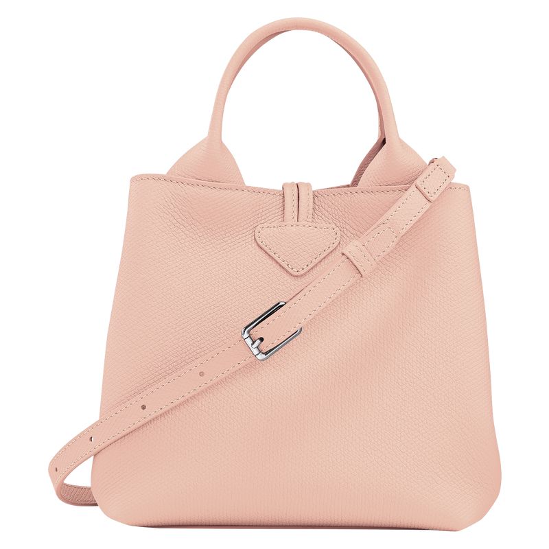 Women Longchamp Le Roseau S Handbag Light Rose | Thailand-234QKLUIE