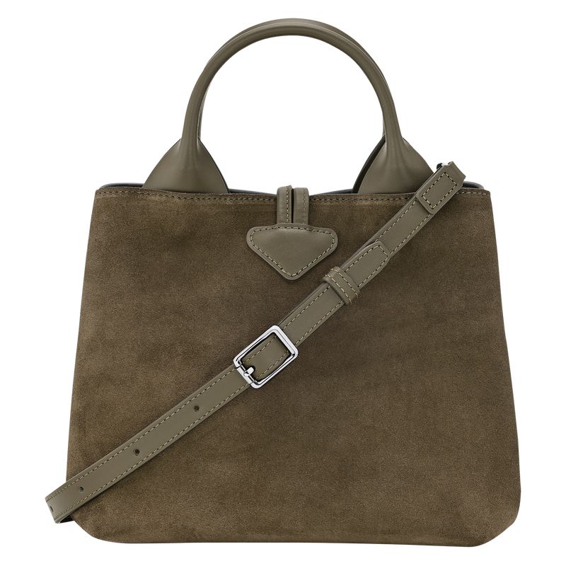 Women Longchamp Le Roseau S Handbag Olive | Thailand-756KXYUJN