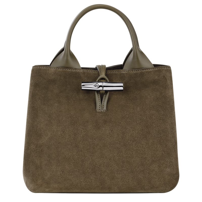 Women Longchamp Le Roseau S Handbag Olive | Thailand-756KXYUJN