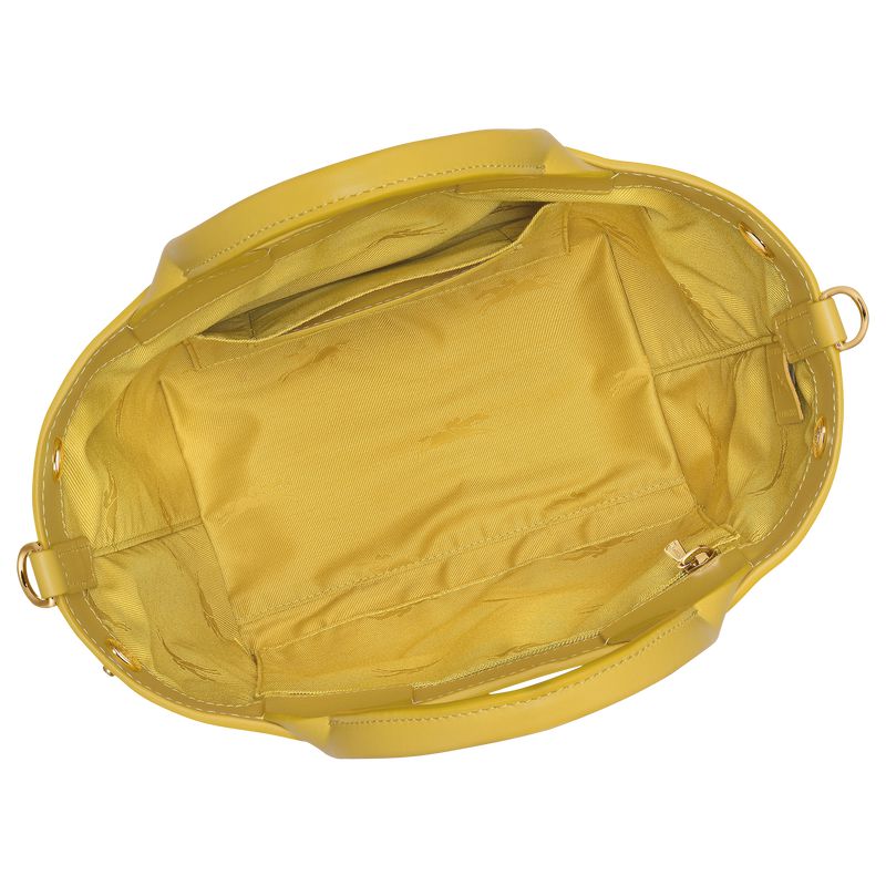 Women Longchamp Le Roseau S Handbag Yellow | Thailand-680BNLVTG