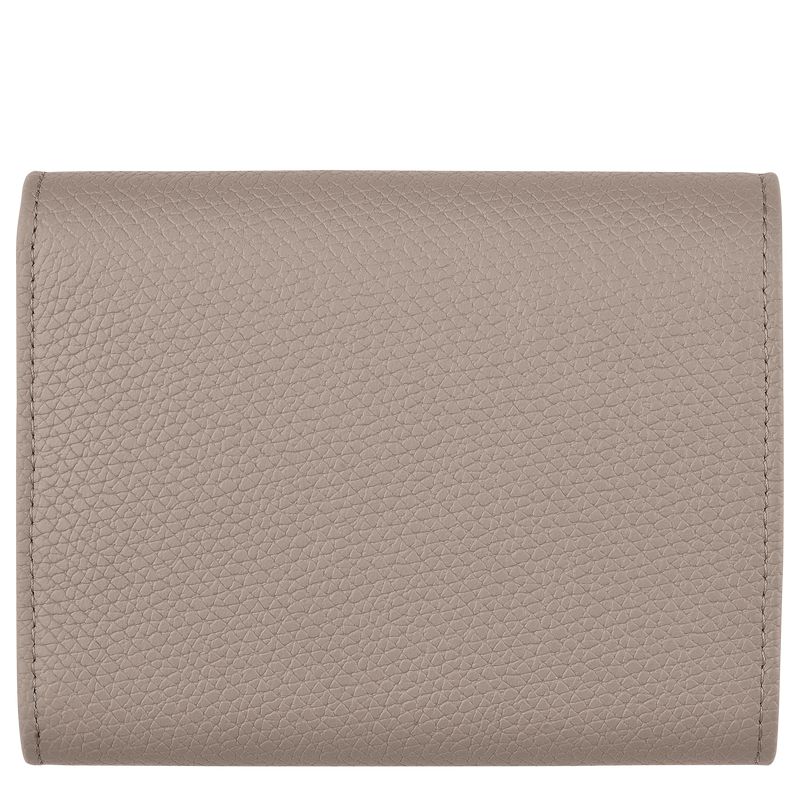 Women Longchamp Le Roseau Wallet Beige | Thailand-975XJSGRN