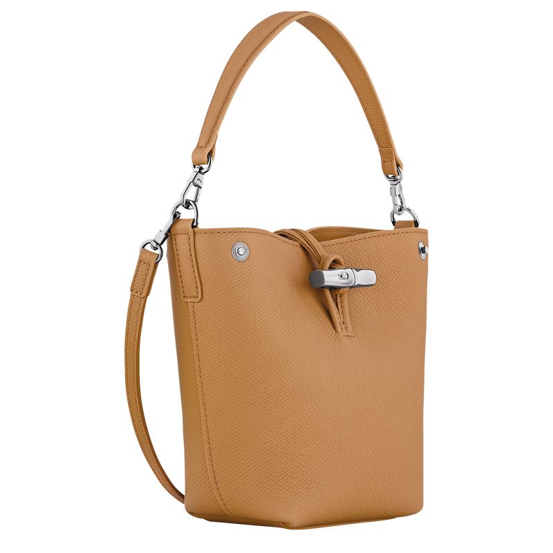 Women Longchamp Le Roseau Xs Bucket Bag Brown | Thailand-027PDILRW