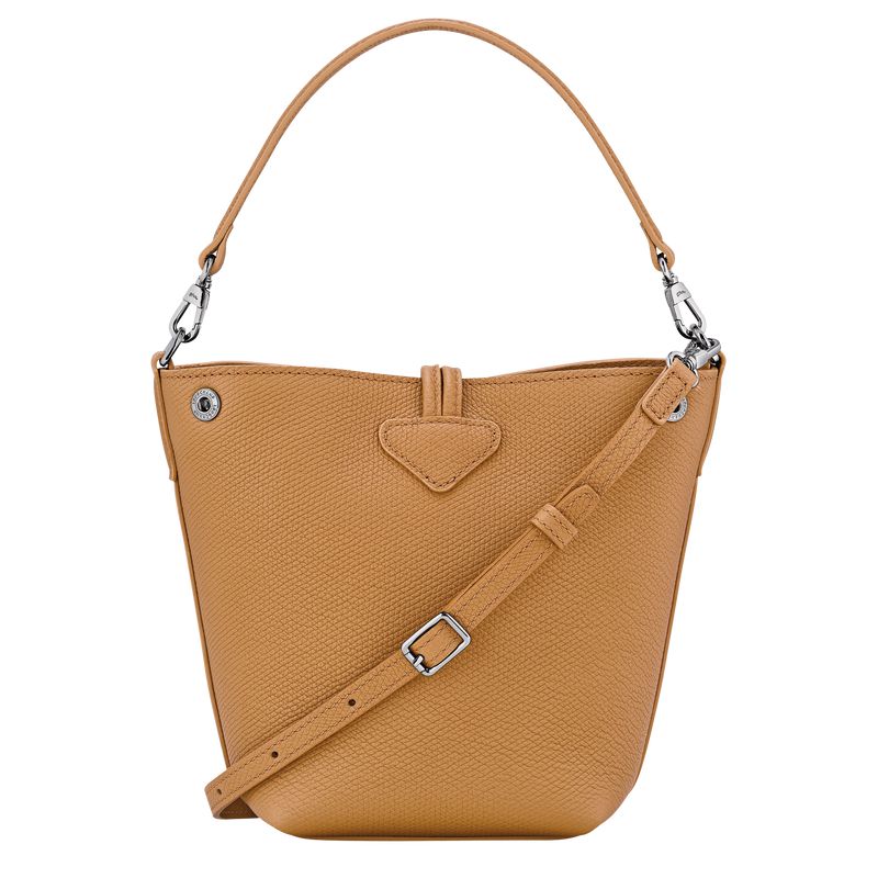 Women Longchamp Le Roseau Xs Bucket Bag Brown | Thailand-027PDILRW