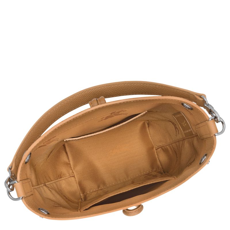 Women Longchamp Le Roseau Xs Bucket Bag Brown | Thailand-027PDILRW