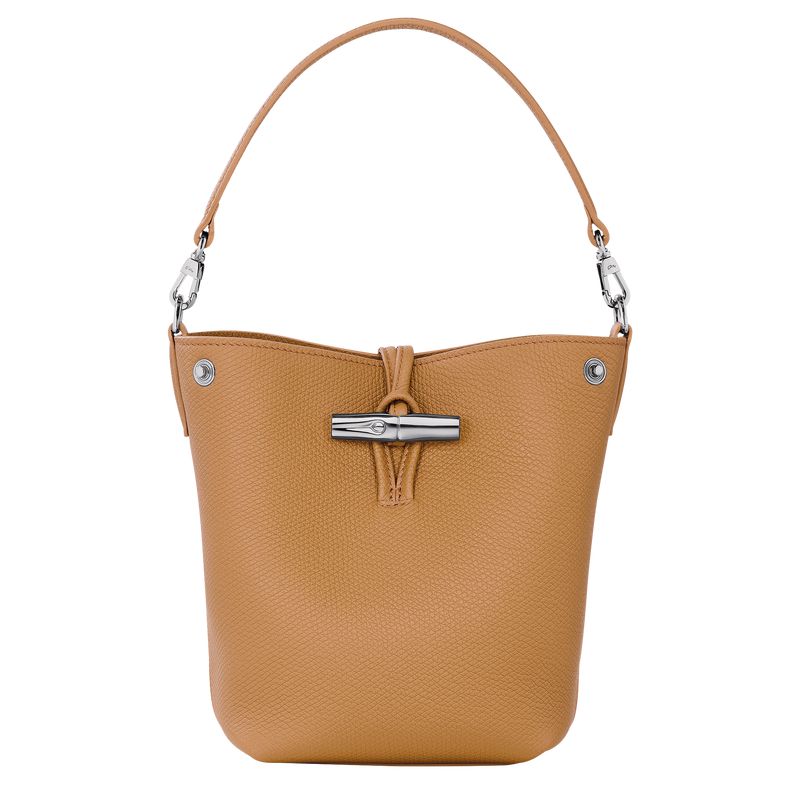 Women Longchamp Le Roseau Xs Bucket Bag Brown | Thailand-027PDILRW