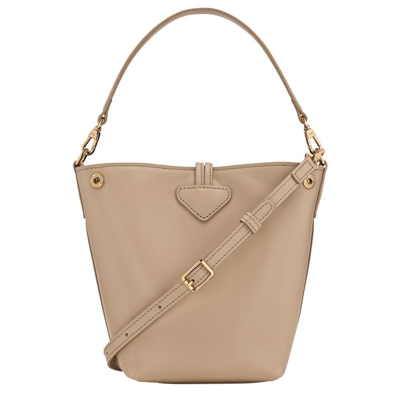 Women Longchamp Le Roseau Xs Bucket Bag Beige | Thailand-561JVSXRP