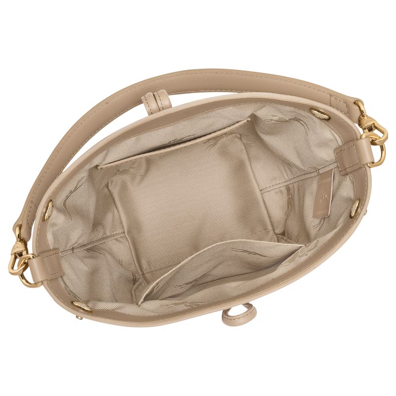 Women Longchamp Le Roseau Xs Bucket Bag Beige | Thailand-561JVSXRP