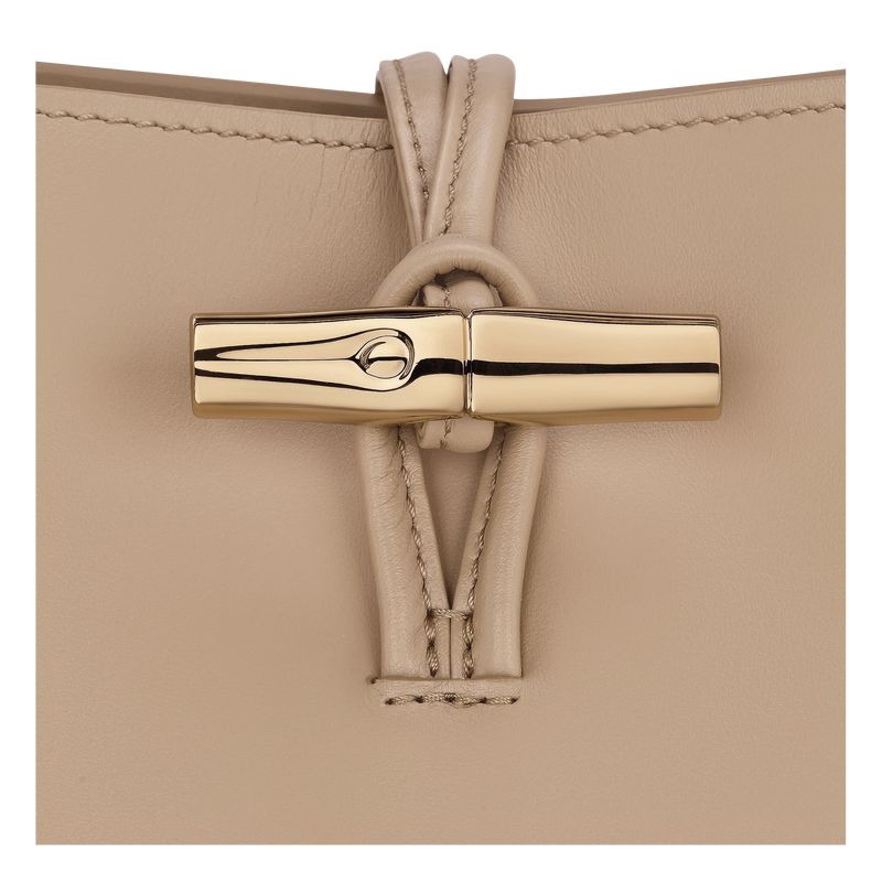 Women Longchamp Le Roseau Xs Bucket Bag Beige | Thailand-561JVSXRP