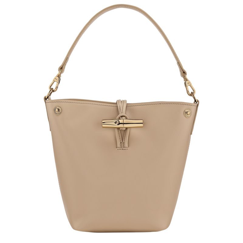Women Longchamp Le Roseau Xs Bucket Bag Beige | Thailand-561JVSXRP