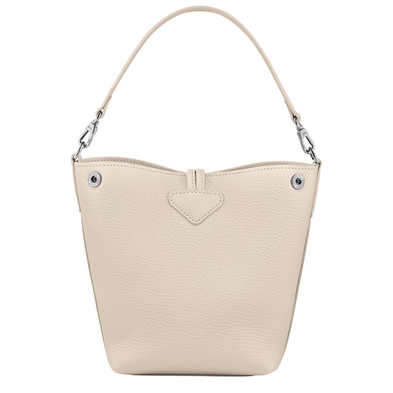 Women Longchamp Le Roseau Xs Bucket Bag Beige | Thailand-657PRLWZX