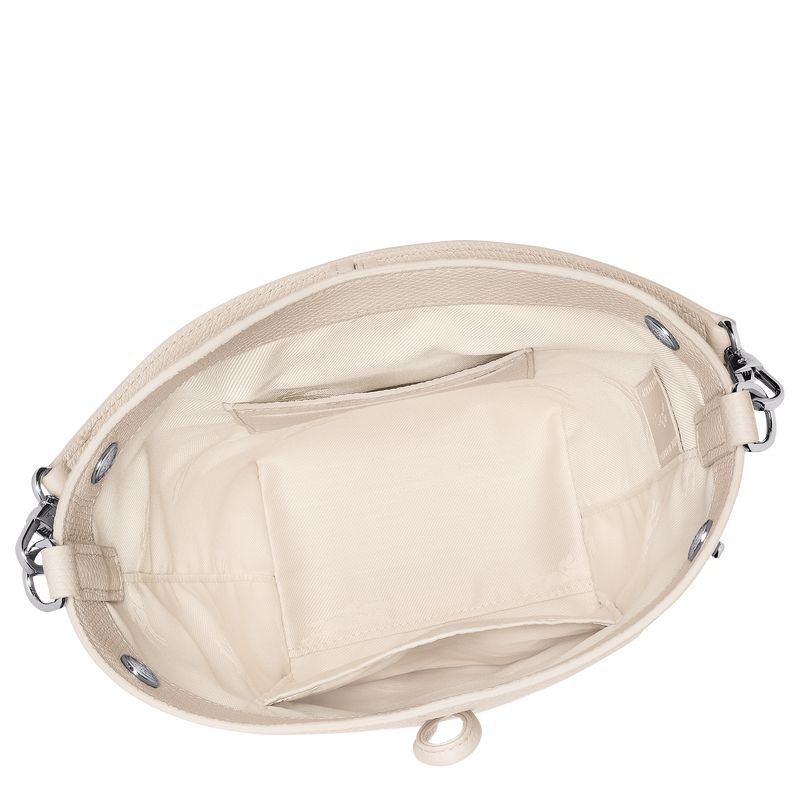 Women Longchamp Le Roseau Xs Bucket Bag Beige | Thailand-657PRLWZX