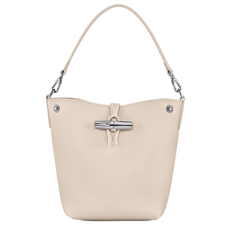 Women Longchamp Le Roseau Xs Bucket Bag Beige | Thailand-657PRLWZX