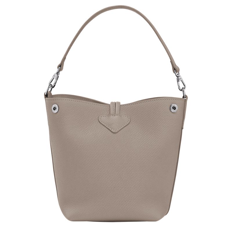 Women Longchamp Le Roseau Xs Bucket Bag Beige | Thailand-281ZLIRDX