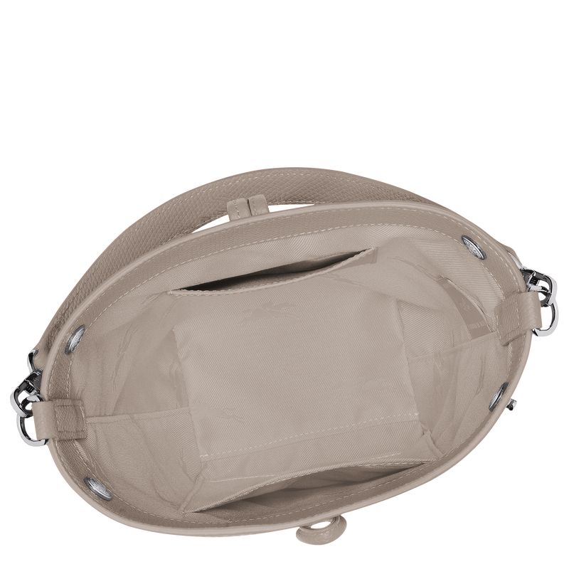 Women Longchamp Le Roseau Xs Bucket Bag Beige | Thailand-281ZLIRDX