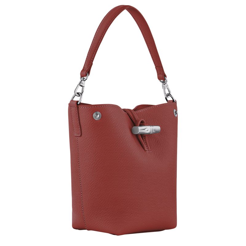 Women Longchamp Le Roseau Xs Bucket Bag Brown | Thailand-750TGPCKU