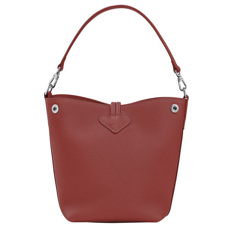Women Longchamp Le Roseau Xs Bucket Bag Brown | Thailand-750TGPCKU