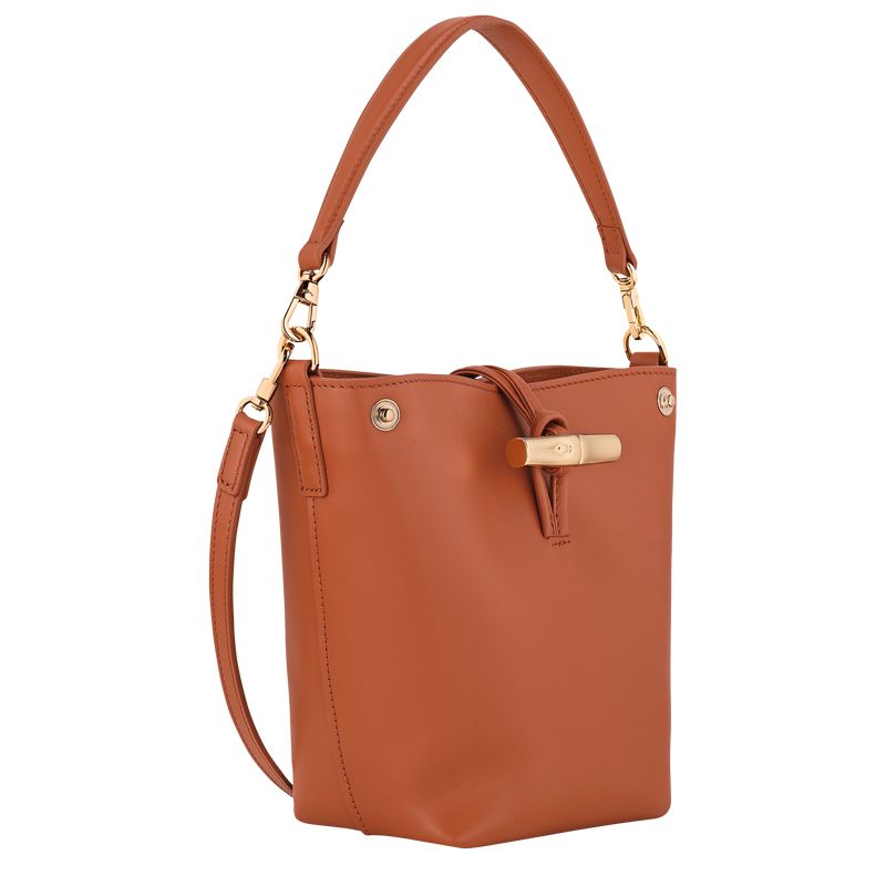 Women Longchamp Le Roseau Xs Bucket Bag Orange | Thailand-948WORBQM