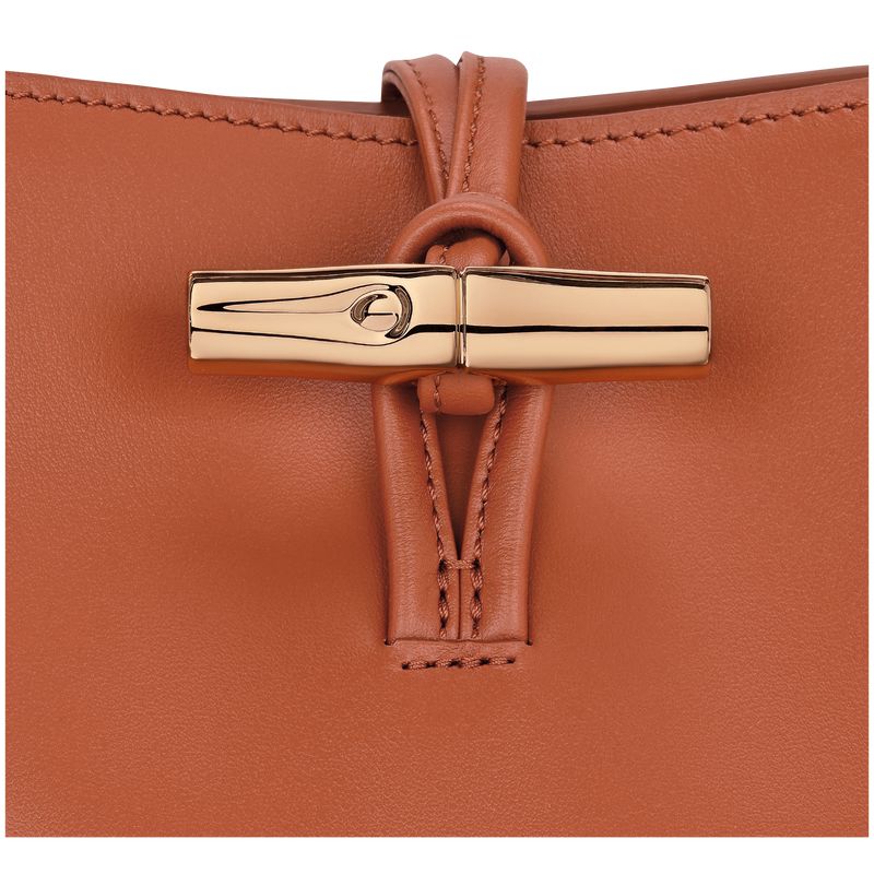 Women Longchamp Le Roseau Xs Bucket Bag Orange | Thailand-948WORBQM