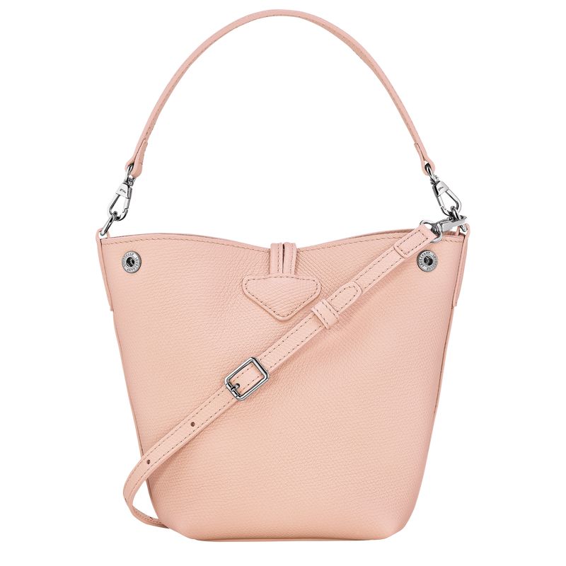 Women Longchamp Le Roseau Xs Bucket Bag Light Rose | Thailand-912ATUFOK