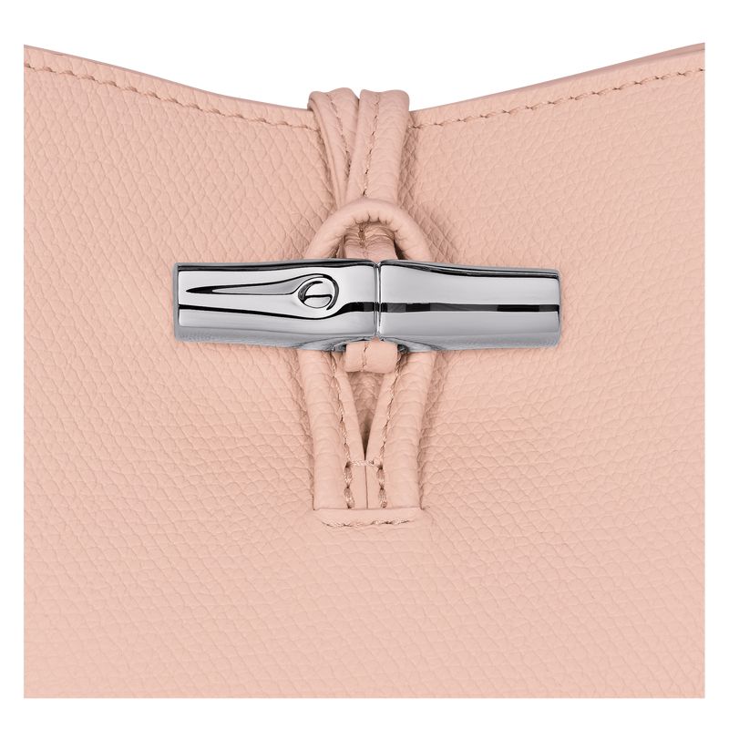Women Longchamp Le Roseau Xs Bucket Bag Light Rose | Thailand-912ATUFOK