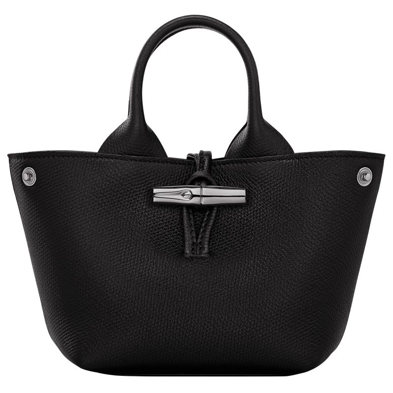 Women Longchamp Le Roseau Xs Handbag Black | Thailand-703UOSNAE
