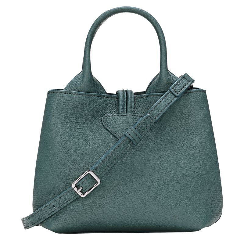 Women Longchamp Le Roseau Xs Handbag Blue Green | Thailand-254BLTDOE
