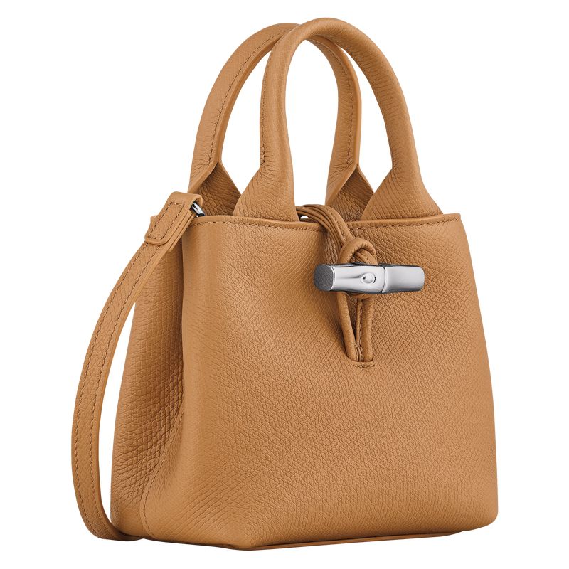 Women Longchamp Le Roseau Xs Handbag Brown | Thailand-640EKTUSY