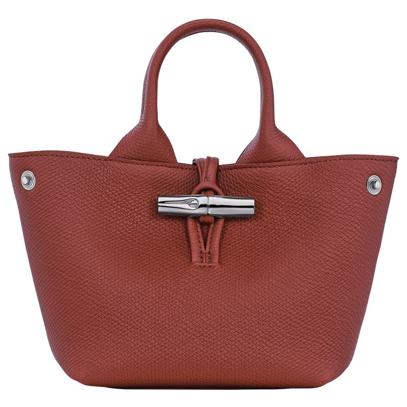 Women Longchamp Le Roseau Xs Handbag Brown | Thailand-549PEUTNZ